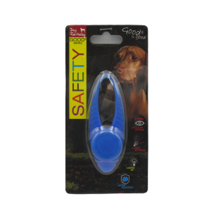 Přívěšek  DOG FANTASY LED silikon modrý