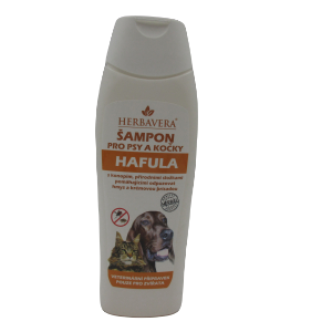 Šampon antiparazitní pro psy a kočky Hafula 250 ml