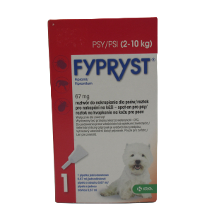 Fypryst Spot-on Dog S 1x0,67 ml (2-10kg)