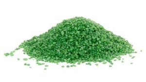 JK- Štěrk dekorační zelený  0,5kg 1-1,5 mm