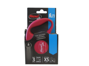 Flexi-Fun XS pásek 3m/12kg červená