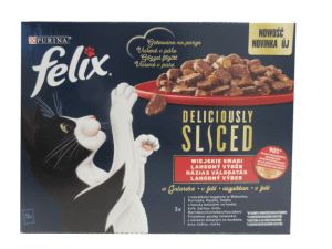 FELIX Deliciously sliced v želé 12x80g
