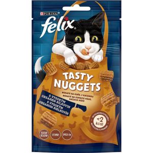 Felix tasty nuggets kuře a kachna 50 g