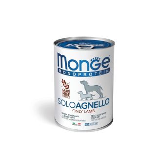 Monge Dog SOLO GRAIN FREE Jehně monoprotein 400g