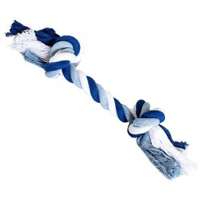 Uzel HipHop bavlněný 2 knoty - tm.modrá, sv.modrá, bílá 25cm